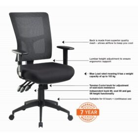 165kg Enduro Ergonomic HD Chair 07 zwaap