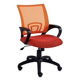 Britney BC5 Net Chair Red Side View zwaap