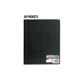Flip File Executive 50 Pockets Black zwaap