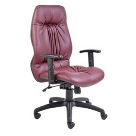 JC6 Jasmin Synchro Chair Burgundy zwaap