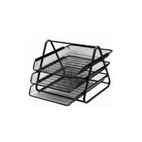 Letter Tray 3 Tier M700 silver 66-0427-17 zwaap