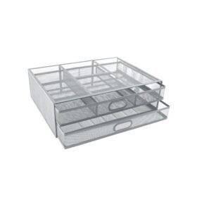 Monitor Stand – 2 Drawer M720 black zwaap