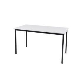 Rectanagular Table 1400 Vancoover Iceburg White angle zwaap