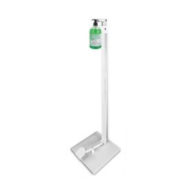 Sanitizer Dispenser Stand White zwaap