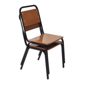 Shool chair Std Stacked zwaap