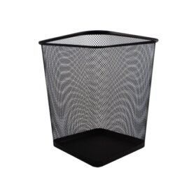 Square Bin – Wire Mesh black 66-0425-01 zwaap