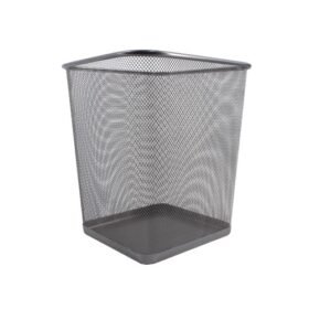 Square Bin – Wire Mesh black 66-0425-01 zwaap