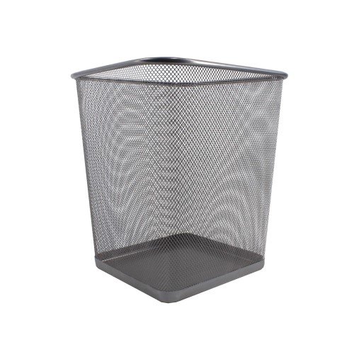 Square Bin - Wire Mesh silver 66-0425-17_01 zwaap