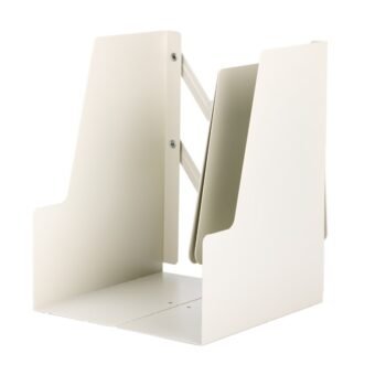 Bookend Book Holder Stand- Adjustable white