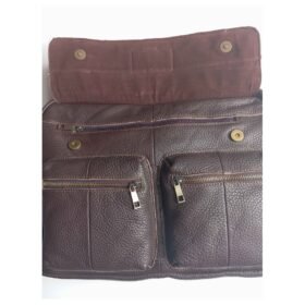 Brown Leather Messenger Bag – Boza