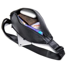 Compass Cross Body Mini Leather Bag