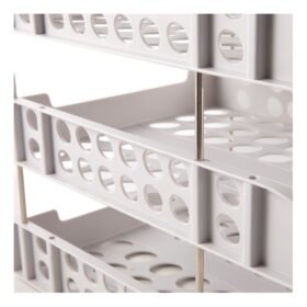 Document Tra 3-Tier Plastic white
