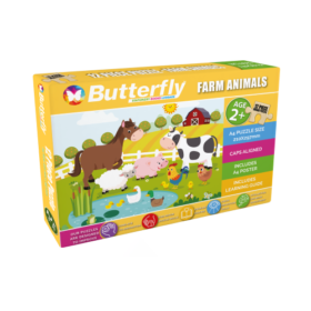 Farm Animals Wooden Puzzles 12piece