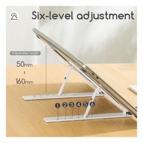 Laptop and Tablet Stand with 6 Level Adjustment