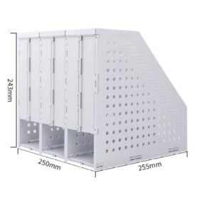 Magazine and File Holder white – Adjustable use case