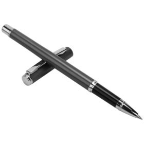 Metal Executive Business Pen – Black Gel Silver Barrel