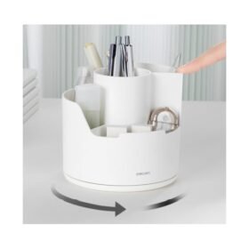 Pen Holder White 360 Degrees Rotation