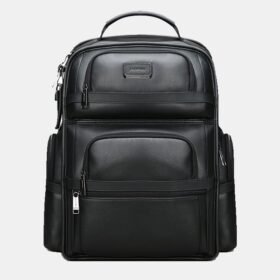Prestige Premium Leather Backpack side