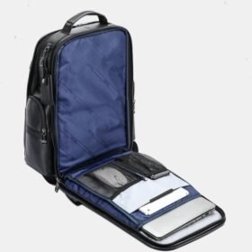 Prestige Premium Leather Backpack side